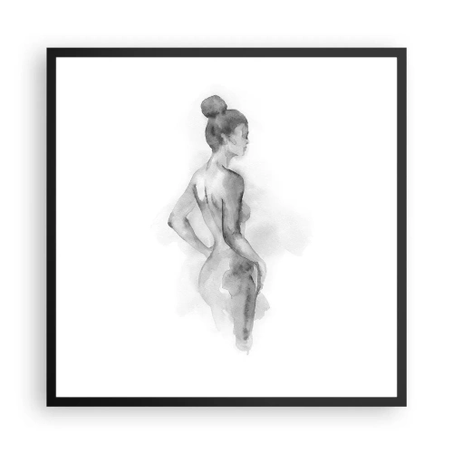 Poster in een zwarte lijst - Prachtig als schilderij - 60x60 cm