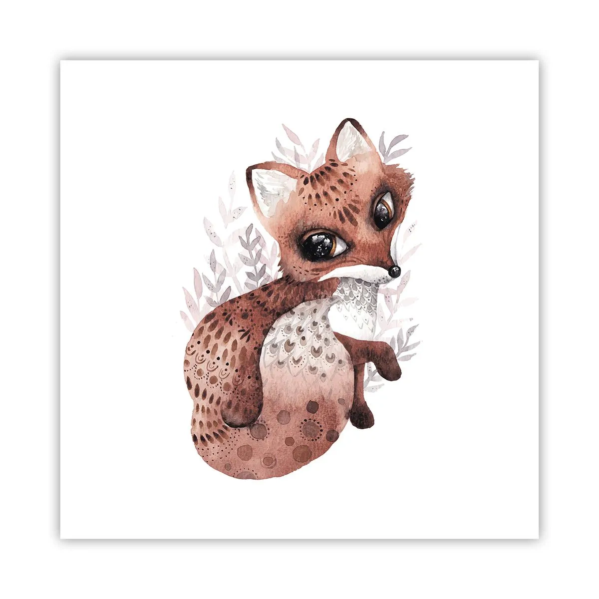 Poster - Houd er gewoon van - 60x60 cm