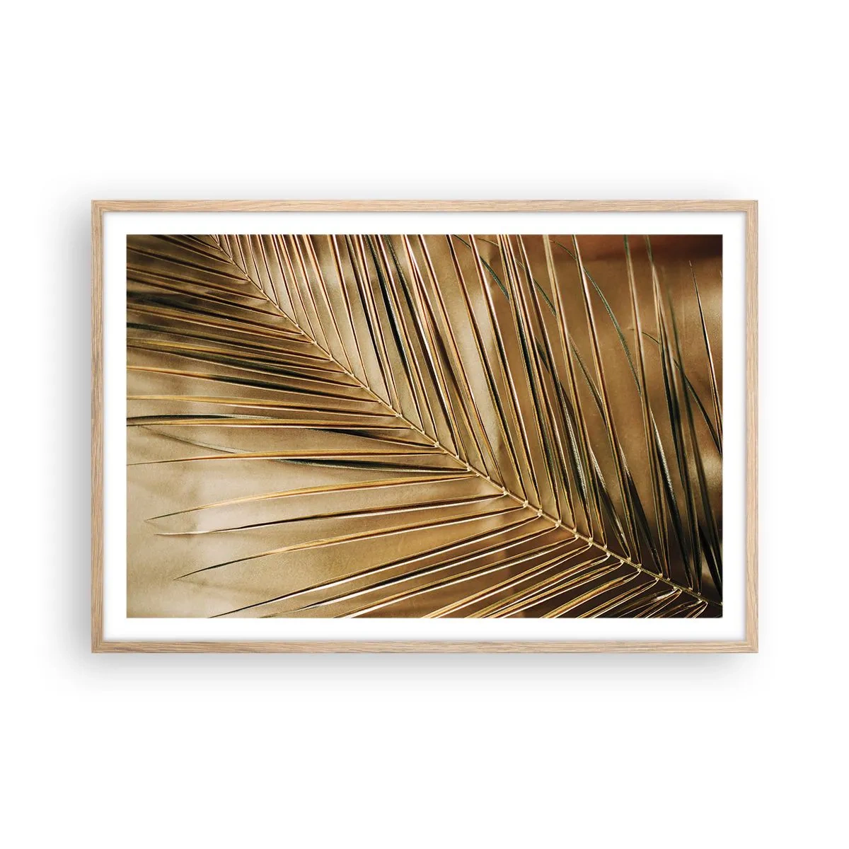 Een poster in een licht eiken lijst - Natuurlijke zuilengalerij - 91x61 cm