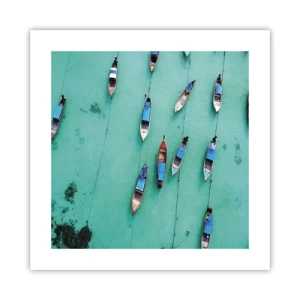 Poster - In blijde verwachting - 40x40 cm