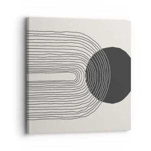 Schilderen op canvas - Bibberen en vertrouwen - 30x30 cm