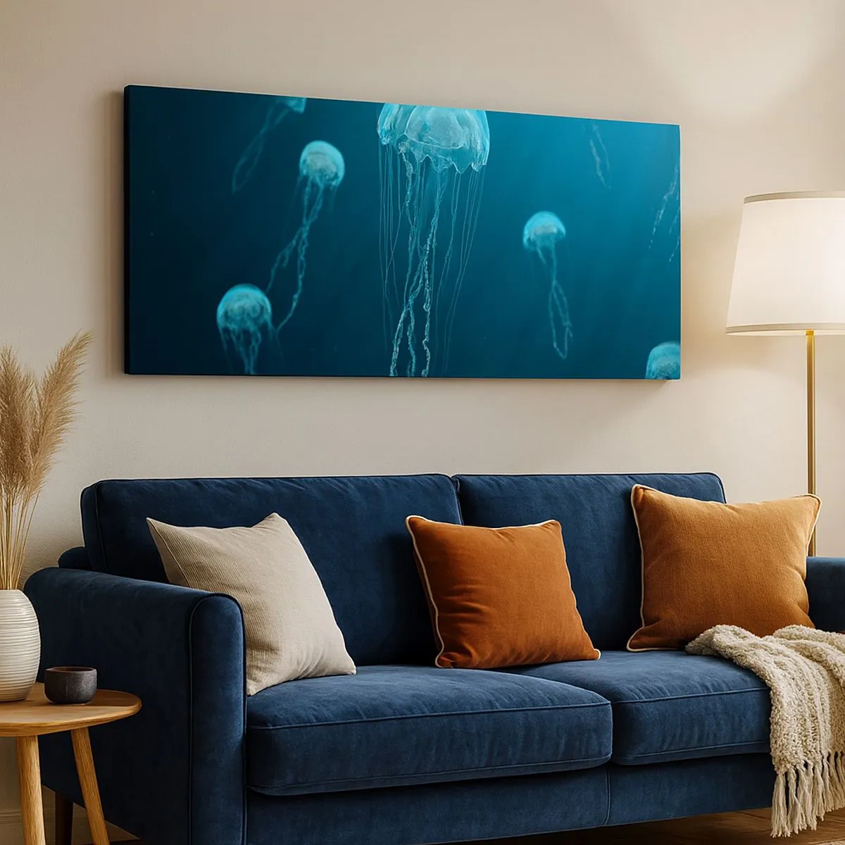 Schilderen op canvas - Oceaandans - 100x40 cm