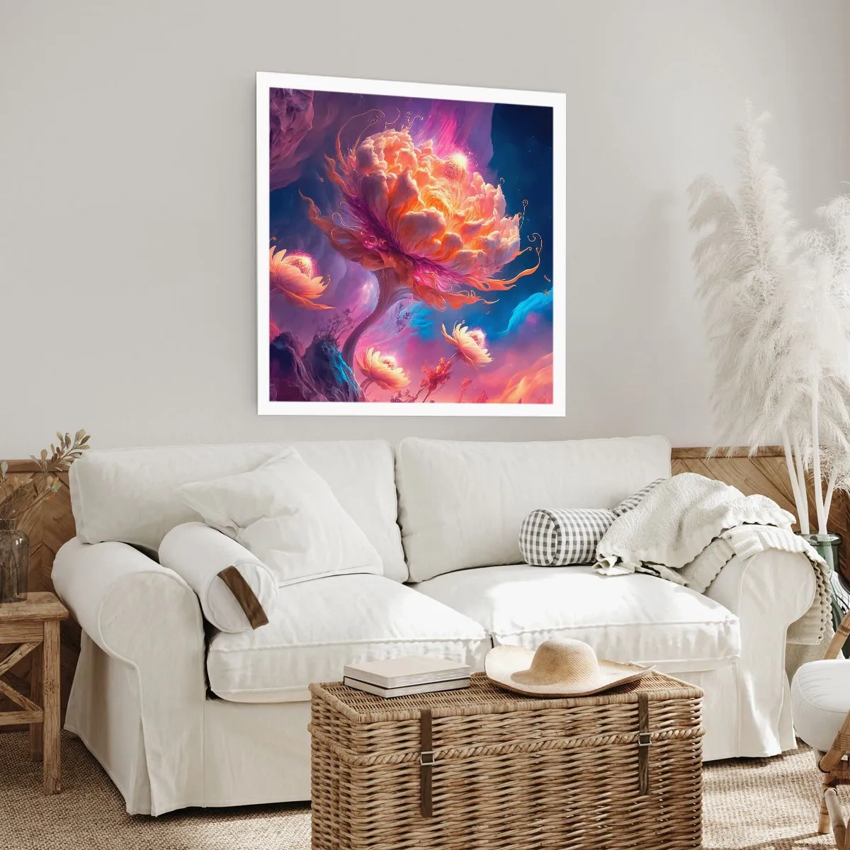 Poster - Andere wereld - 60x60 cm