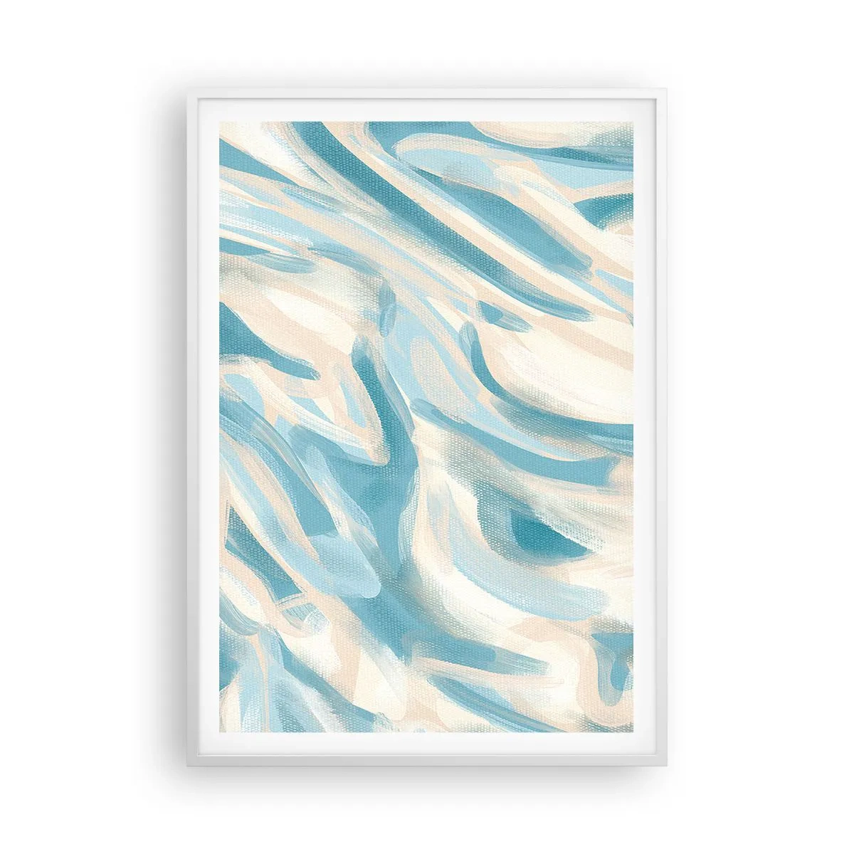 Poster in een witte lijst - Lente briesjes - 70x100 cm