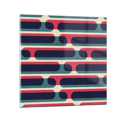 Schilderen op glas - In de diepte en vooruit - 60x60 cm