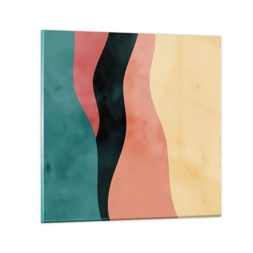 Schilderen op glas - Conforme non-conformiteit - 40x40 cm