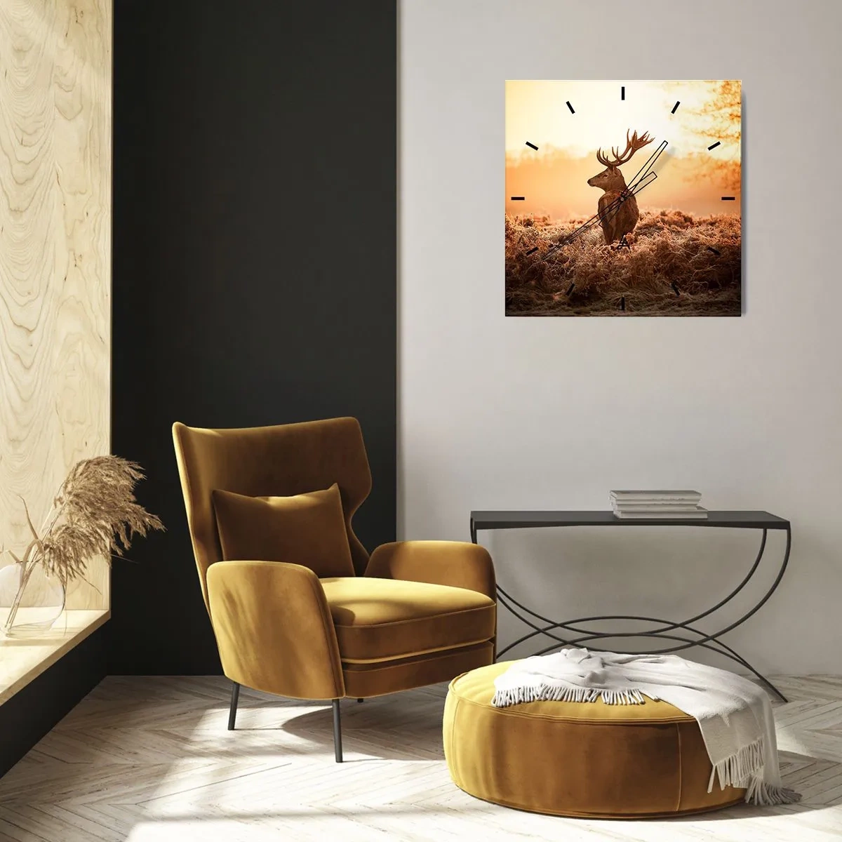 Wandklok - Klok - Heer van het landgoed - 30x30 cm
