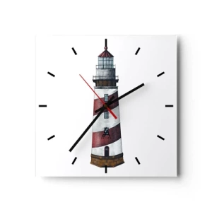 Wandklok - Klok - Altijd op zijn hoede - 30x30 cm