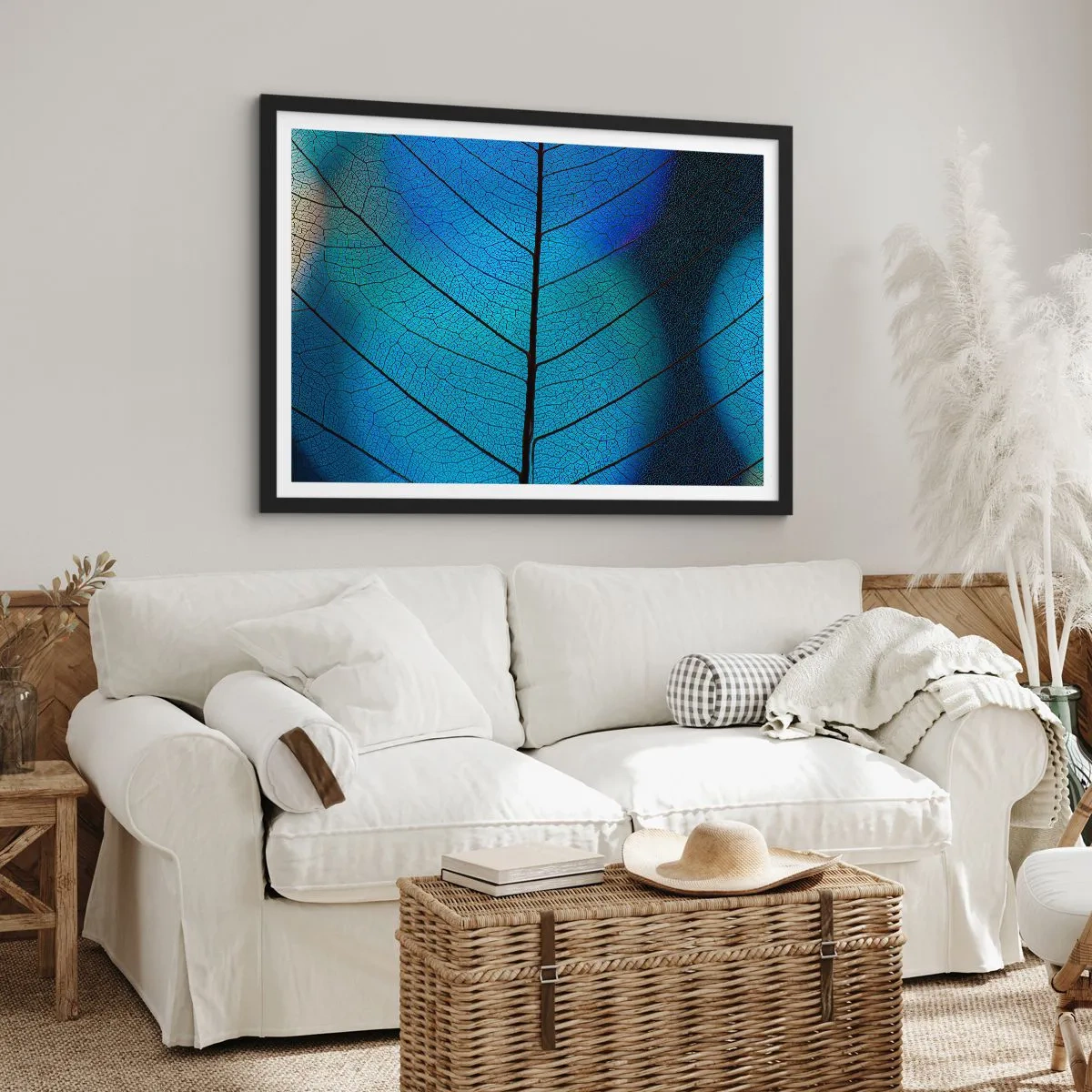 Poster in een zwarte lijst - Ingewikkelde constructie - 70x50 cm