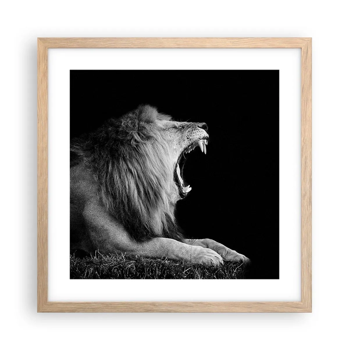 Een poster in een licht eiken lijst - Zonder enige twijfel - 40x40 cm