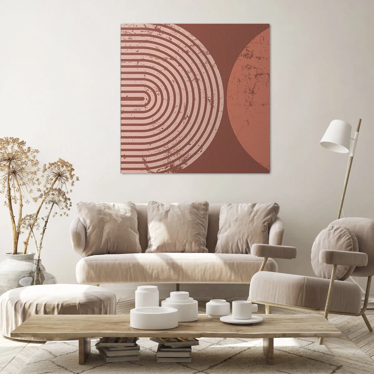 Schilderen op canvas - Een nauwe band - 60x60 cm