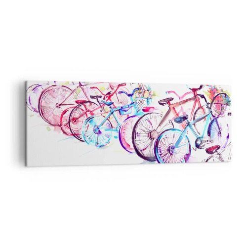 Schilderen op canvas - Congres van de Antymoto-club - 140x50 cm