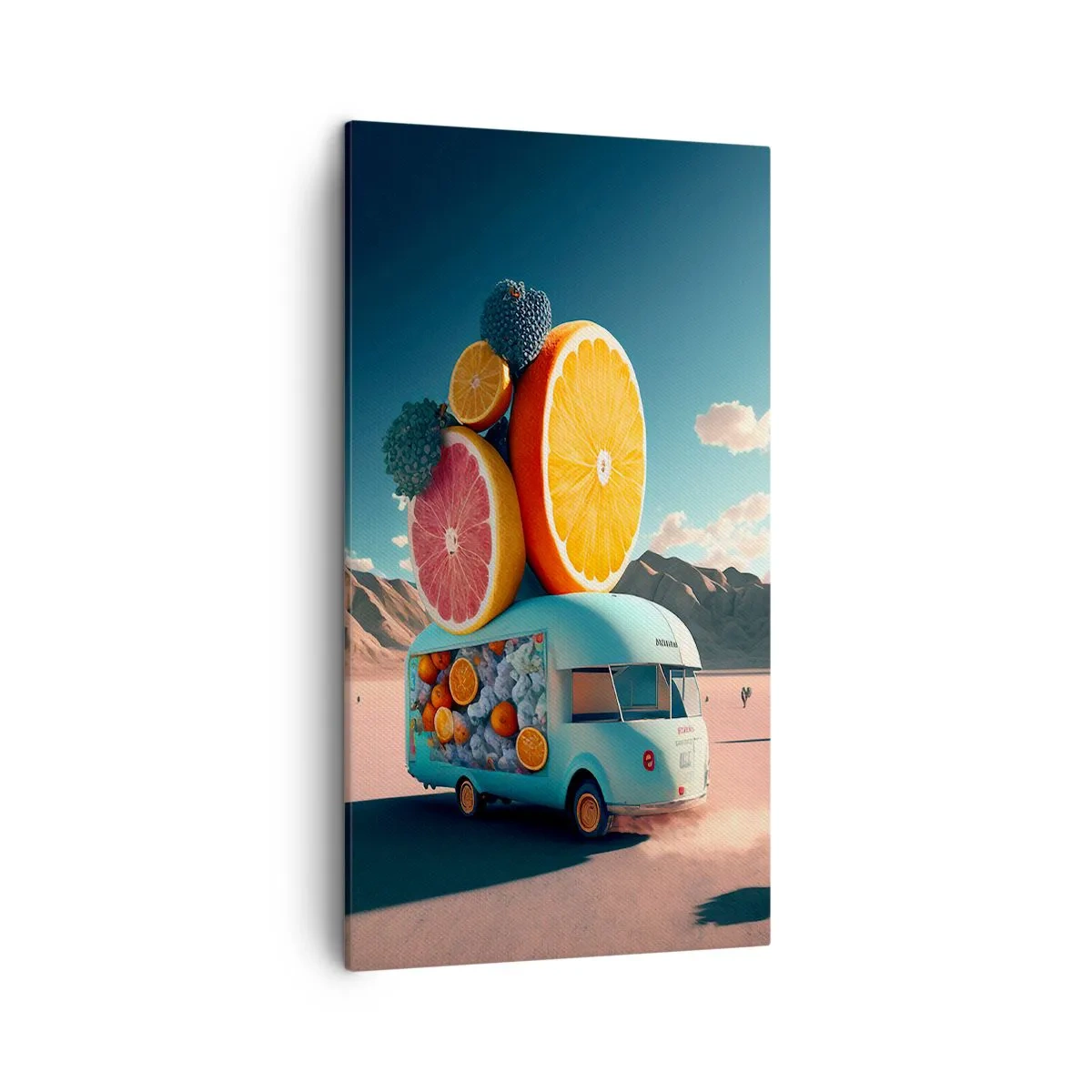 Schilderen op canvas - De smaak van vakantie - 45x80 cm