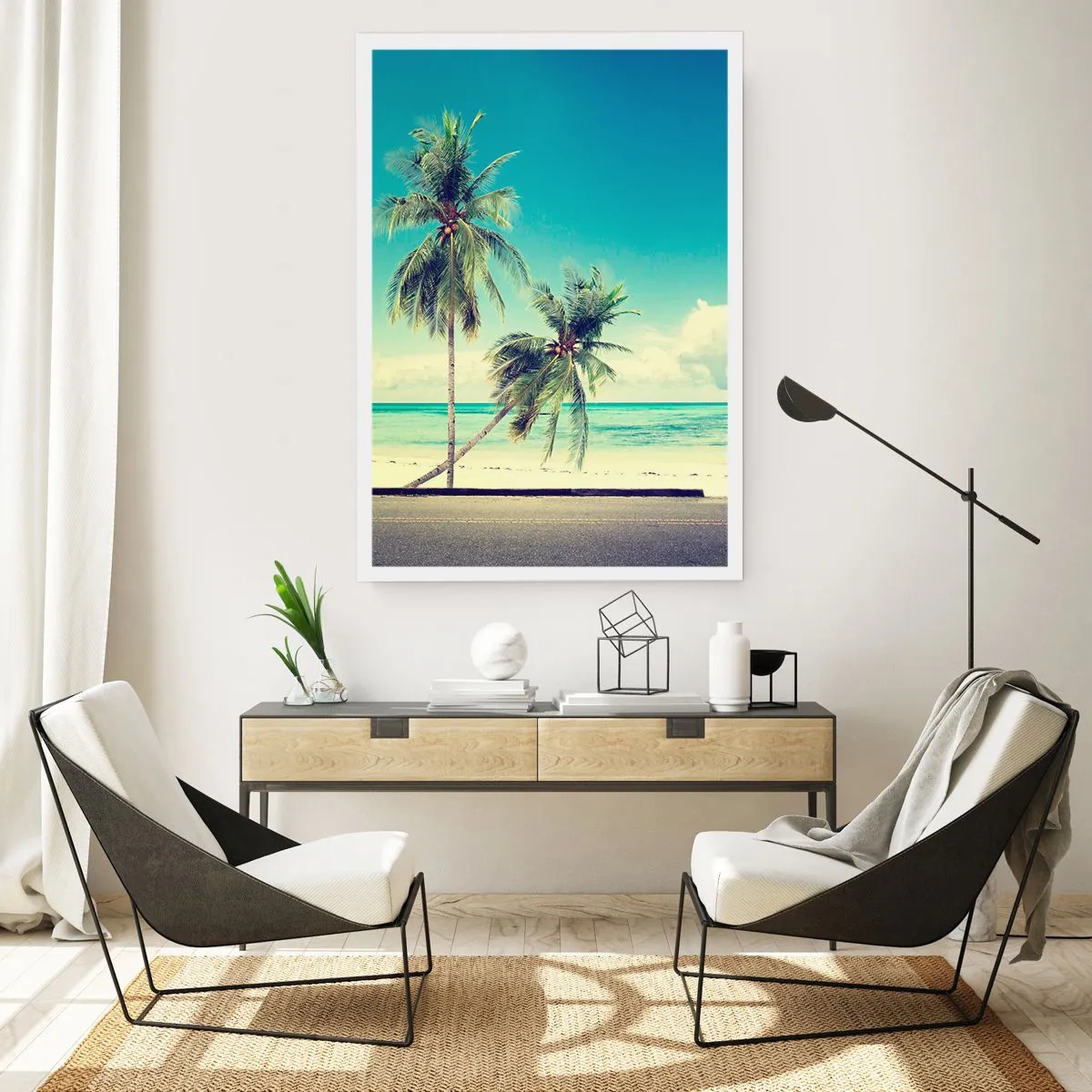 Poster - Tijd om aan je vakantie te beginnen. - 50x70 cm