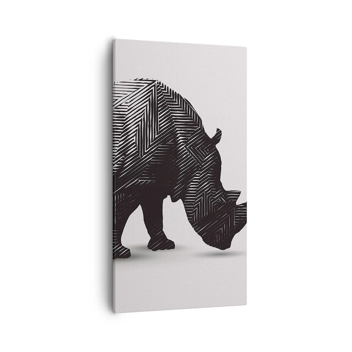 Schilderen op canvas - Geometrische schoonheid van de natuur - 55x100 cm