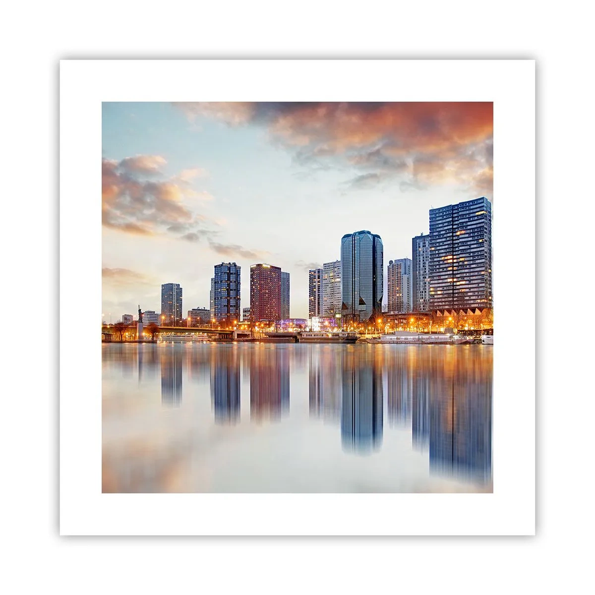 Poster - De monumentale rust van Parijs - 40x40 cm