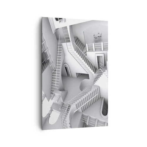 Schilderen op canvas - De paradoxen van de ruimte - 80x120 cm