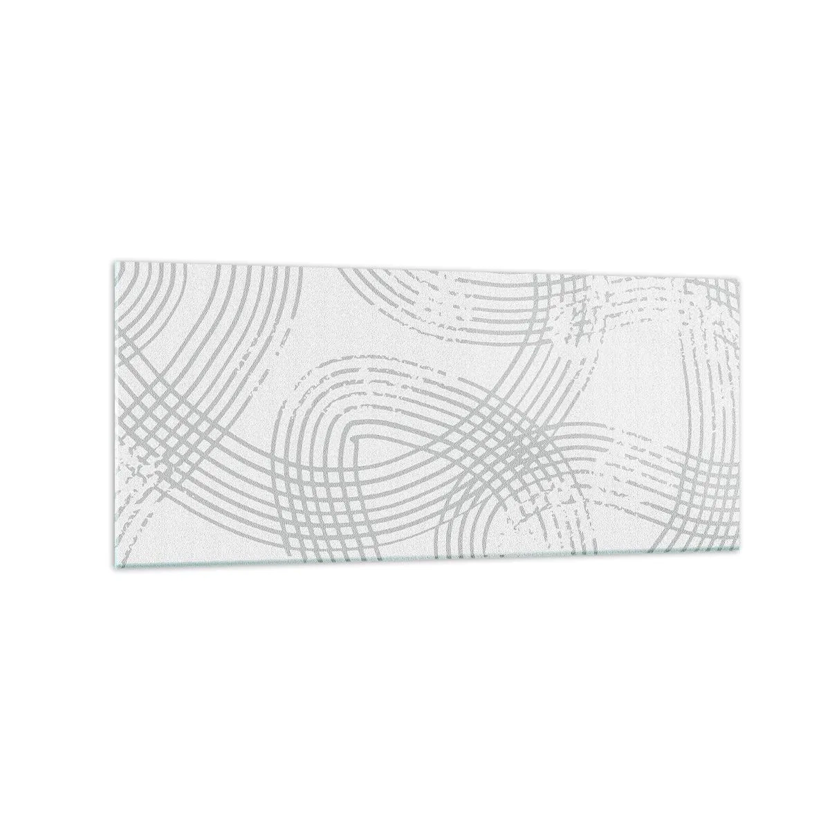 Schilderen op glas - Er is geen rechte weg - 120x50 cm