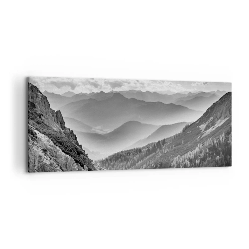 Schilderen op canvas - Tot aan de horizon - 100x40 cm