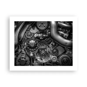 Poster - De poëzie van mechanica - 50x40 cm