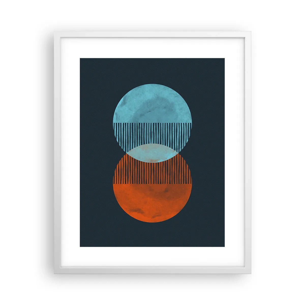 Poster in een witte lijst - Astronomische fantasie - 40x50 cm