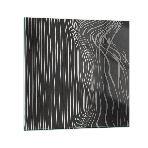 Schilderen op glas - Ritme en accent - 40x40 cm
