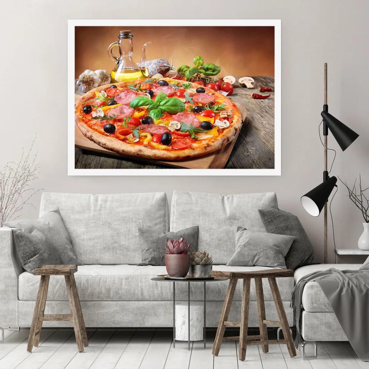 Poster - Met echte Italiaanse smaak - 40x30 cm