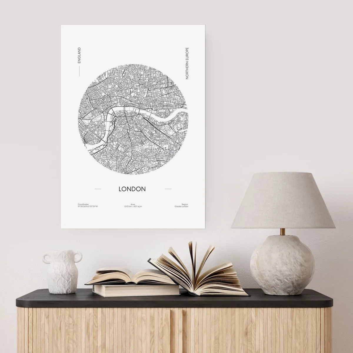 Poster - Anatomie van Londen  - 61x91 cm