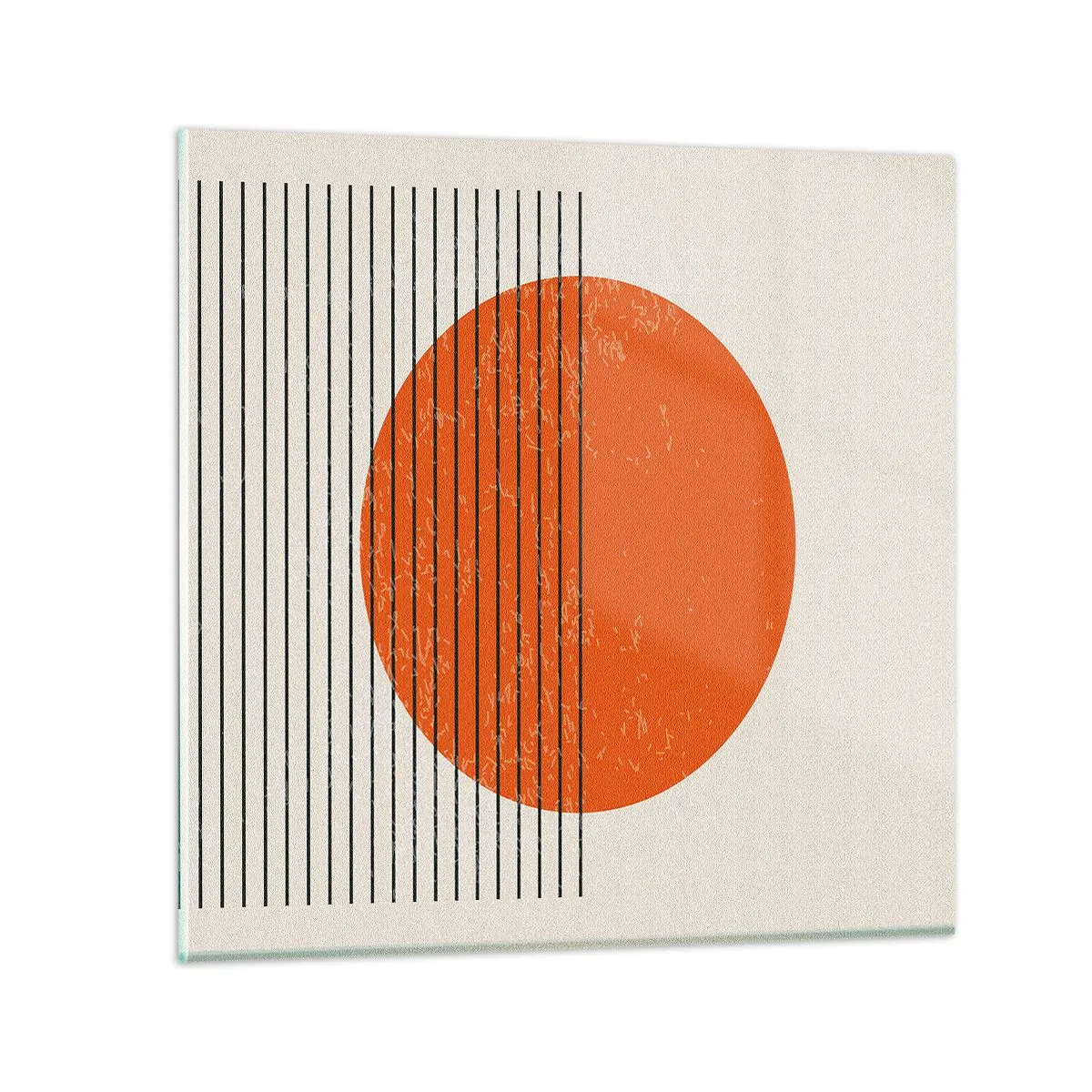 Schilderen op glas - Altijd de zon - 30x30 cm