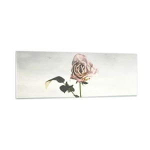 Schilderen op glas - Begroeting van de lente - 90x30 cm