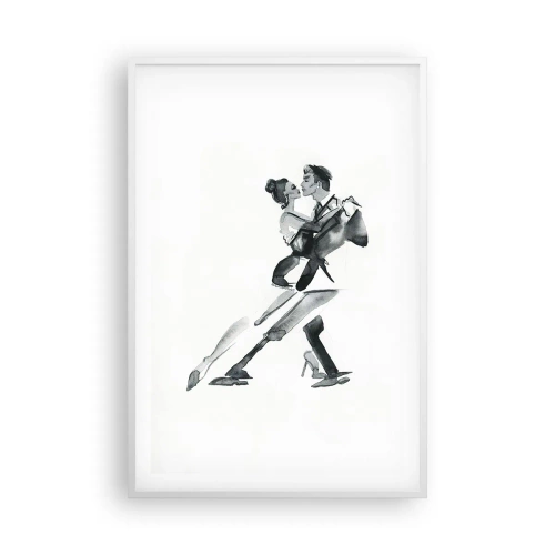 Poster in een witte lijst - In één slag - 61x91 cm