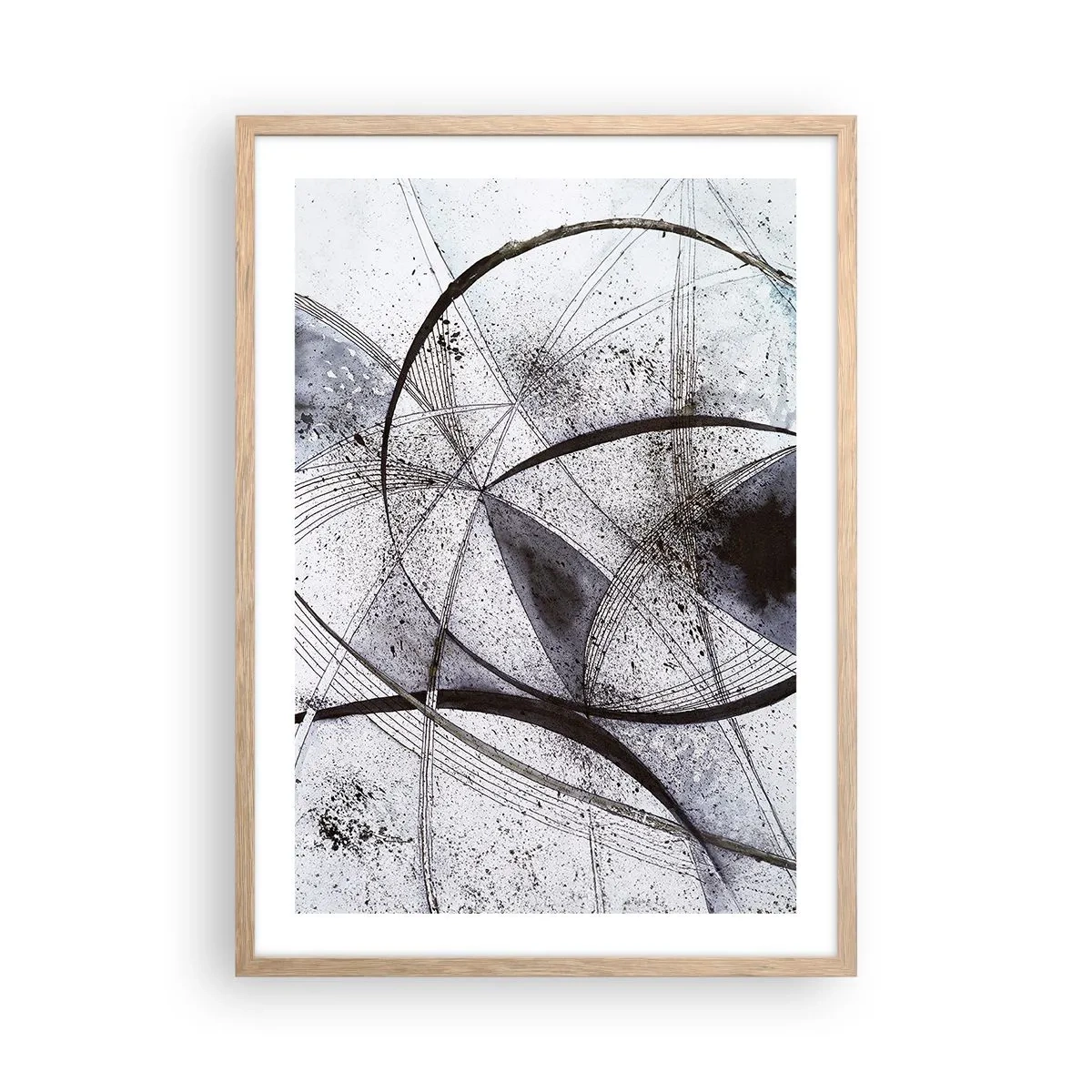 Een poster in een licht eiken lijst - Futuristische fantasie - 50x70 cm