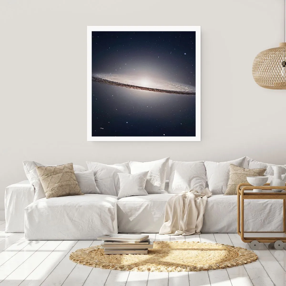 Poster - Lang geleden, in een sterrenstelsel ver, ver weg... - 60x60 cm