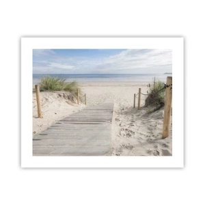 Poster - naar de horizon - 50x40 cm