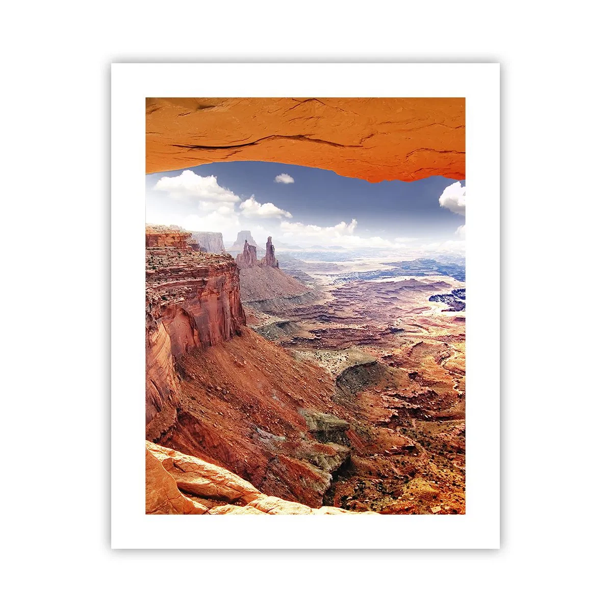 Poster - Door de natuur zelf gebeeldhouwd - 40x50 cm