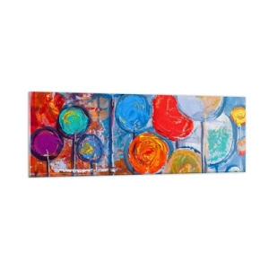 Schilderen op glas - Wonderen op de stok - 90x30 cm