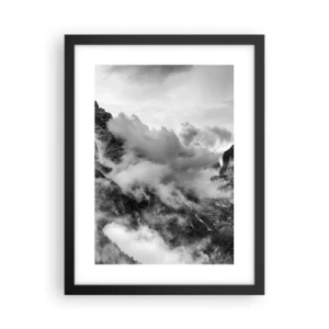 Poster in een zwarte lijst - Mooi en wreed - 30x40 cm