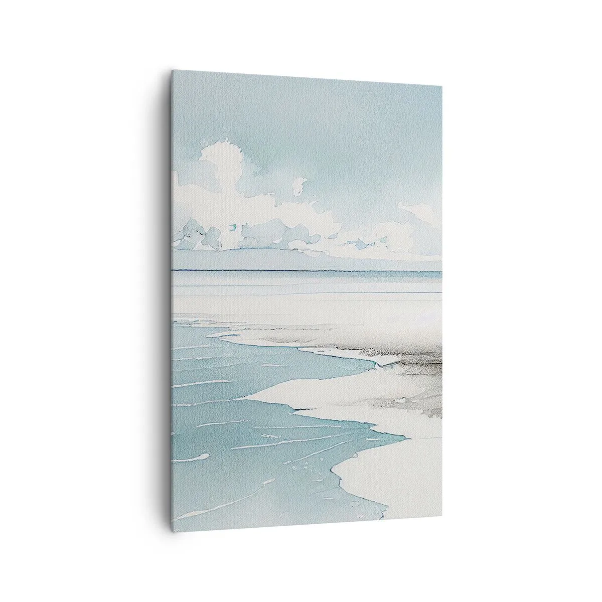 Schilderen op canvas - Zachte vloed - 80x120 cm