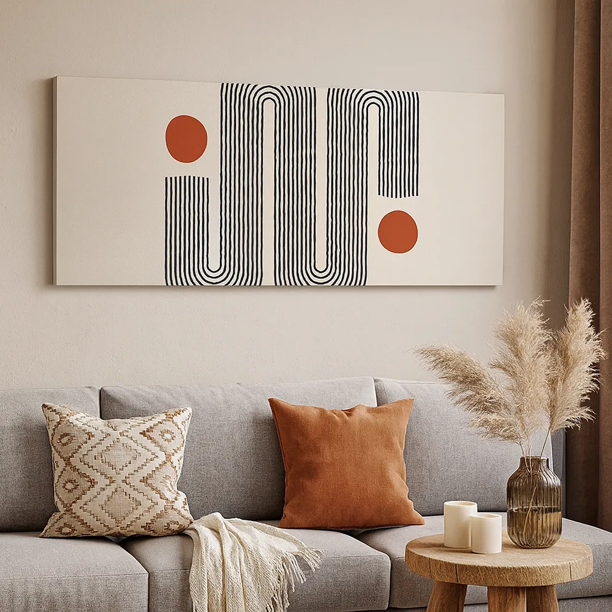 Schilderen op canvas - Van het begin tot het eind - 30x30 cm