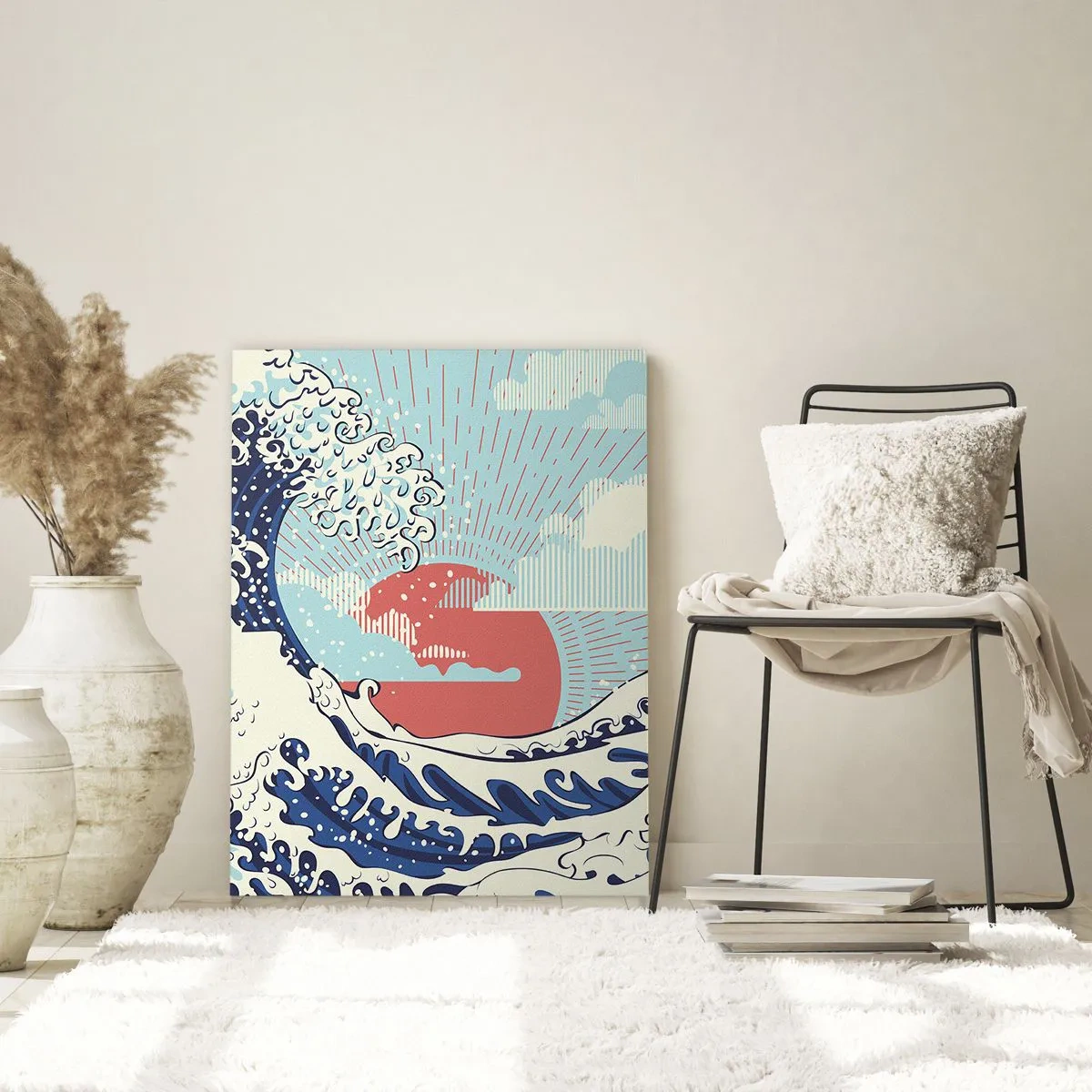 Schilderen op glas - Van Japanse inspiratie - 50x70 cm