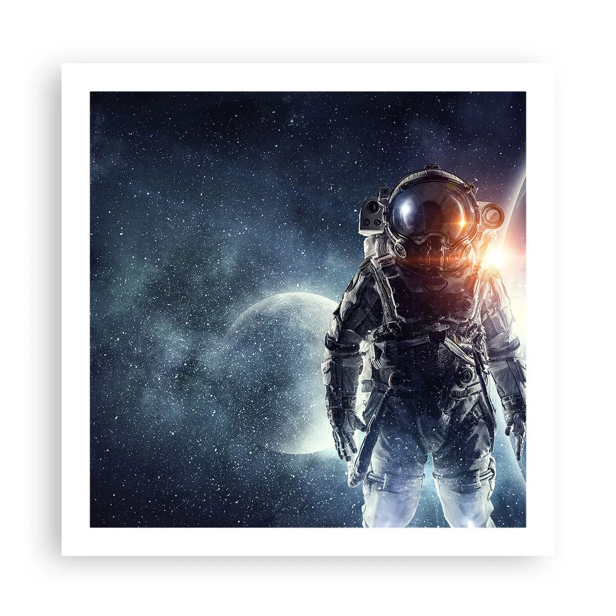 Poster - Ruimte avontuur - 60x60 cm