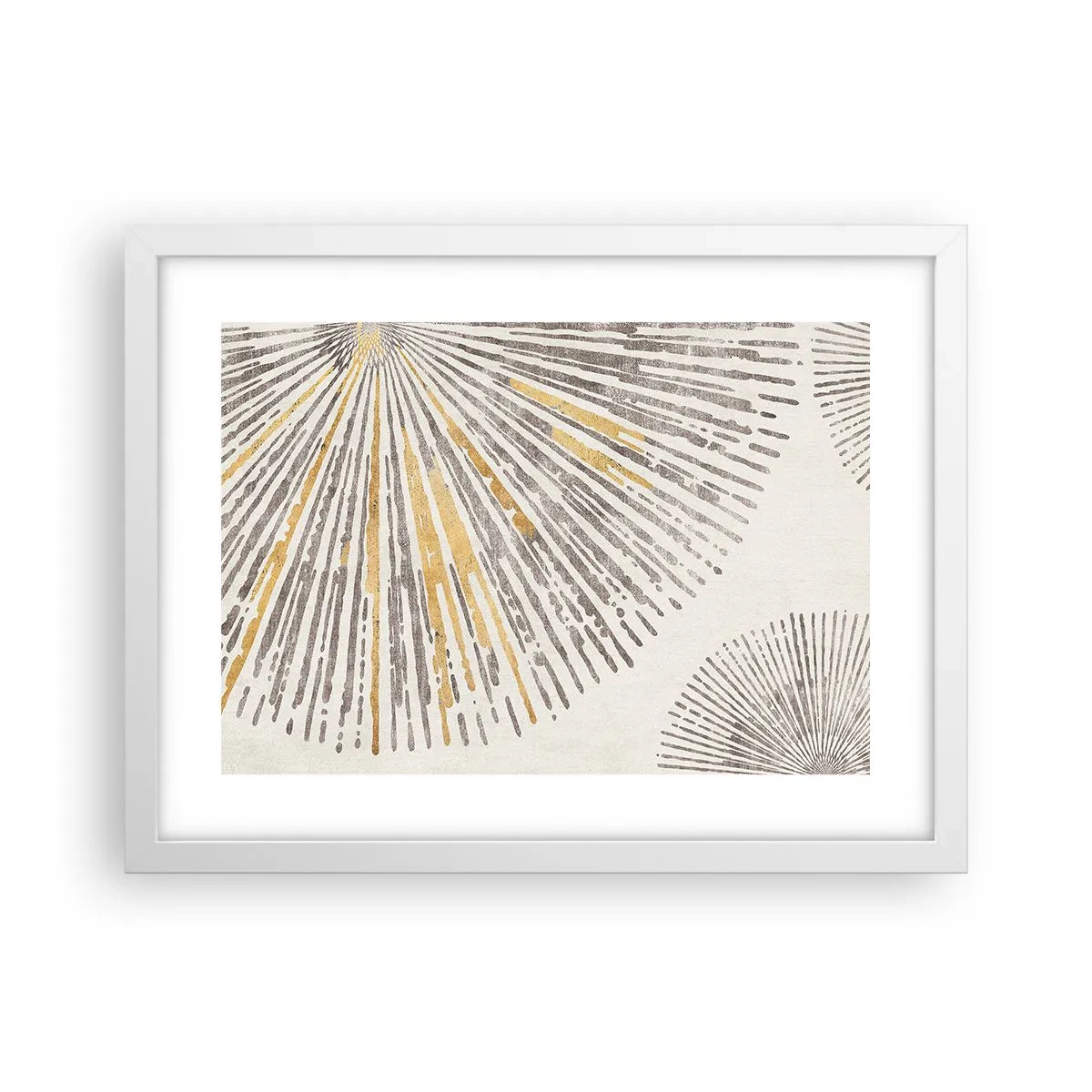 Poster in een witte lijst - De schoonheid van de straal - 40x30 cm