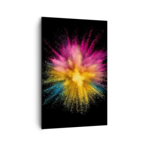 Schilderen op canvas - De geboorte van kleuren - 80x120 cm