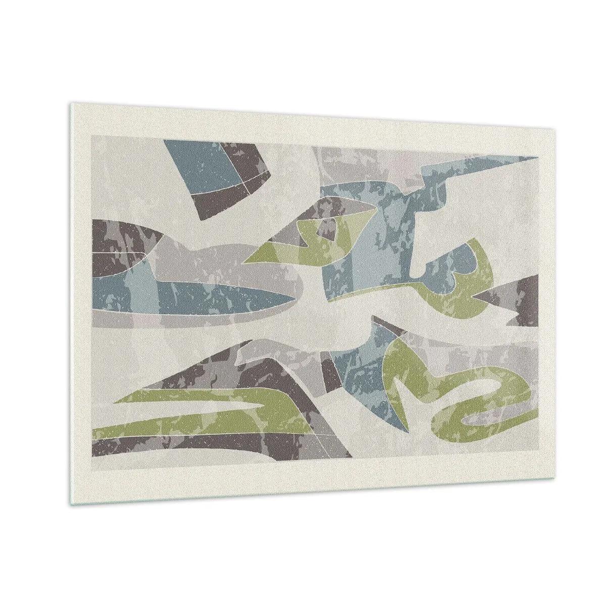Schilderen op glas - Compositie achter het glas - 100x70 cm