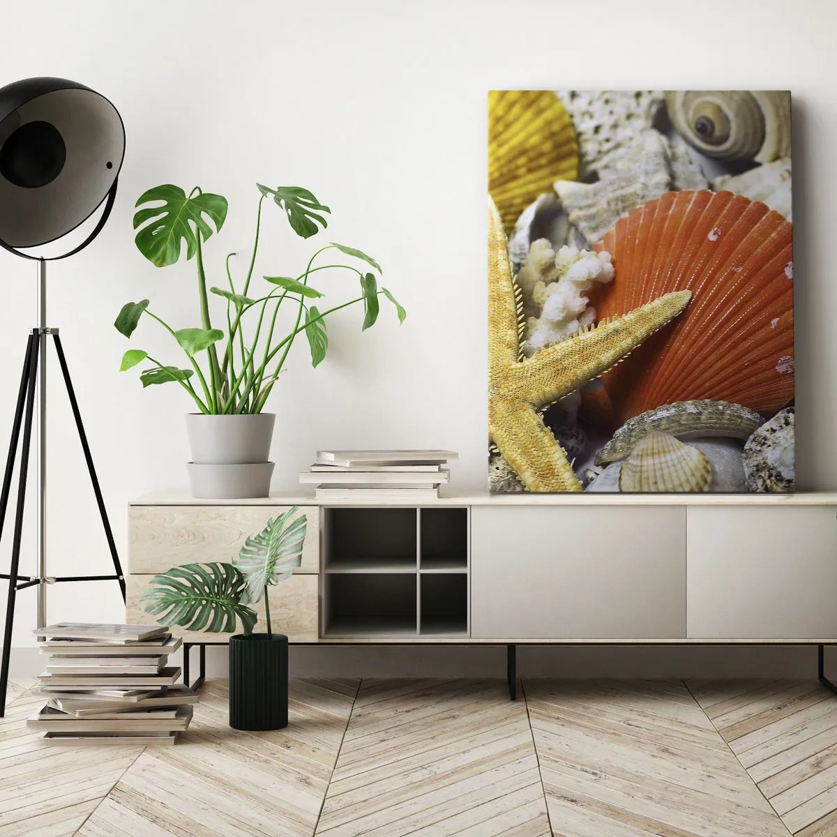 Schilderen op canvas - Oceaan schatten - 50x70 cm