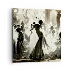 Schilderen op canvas - De grote maskerade - 70x70 cm