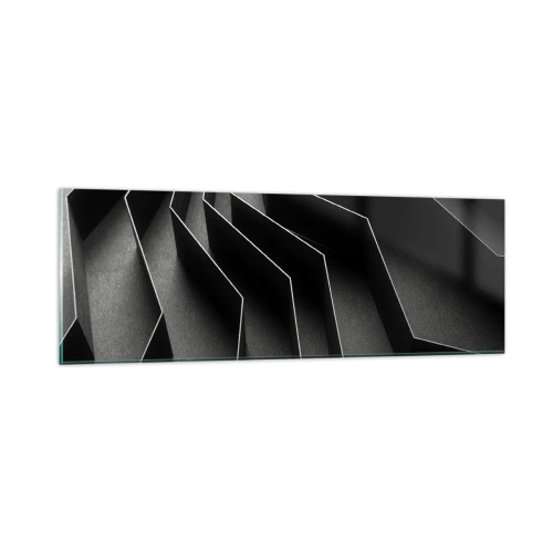 Schilderen op glas - Ruimtelijke orde - 90x30 cm