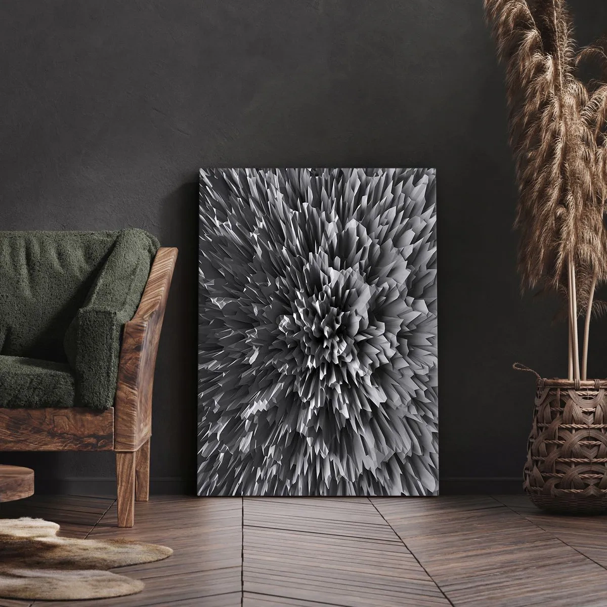 Schilderen op canvas - Strikter kan het niet - 45x80 cm