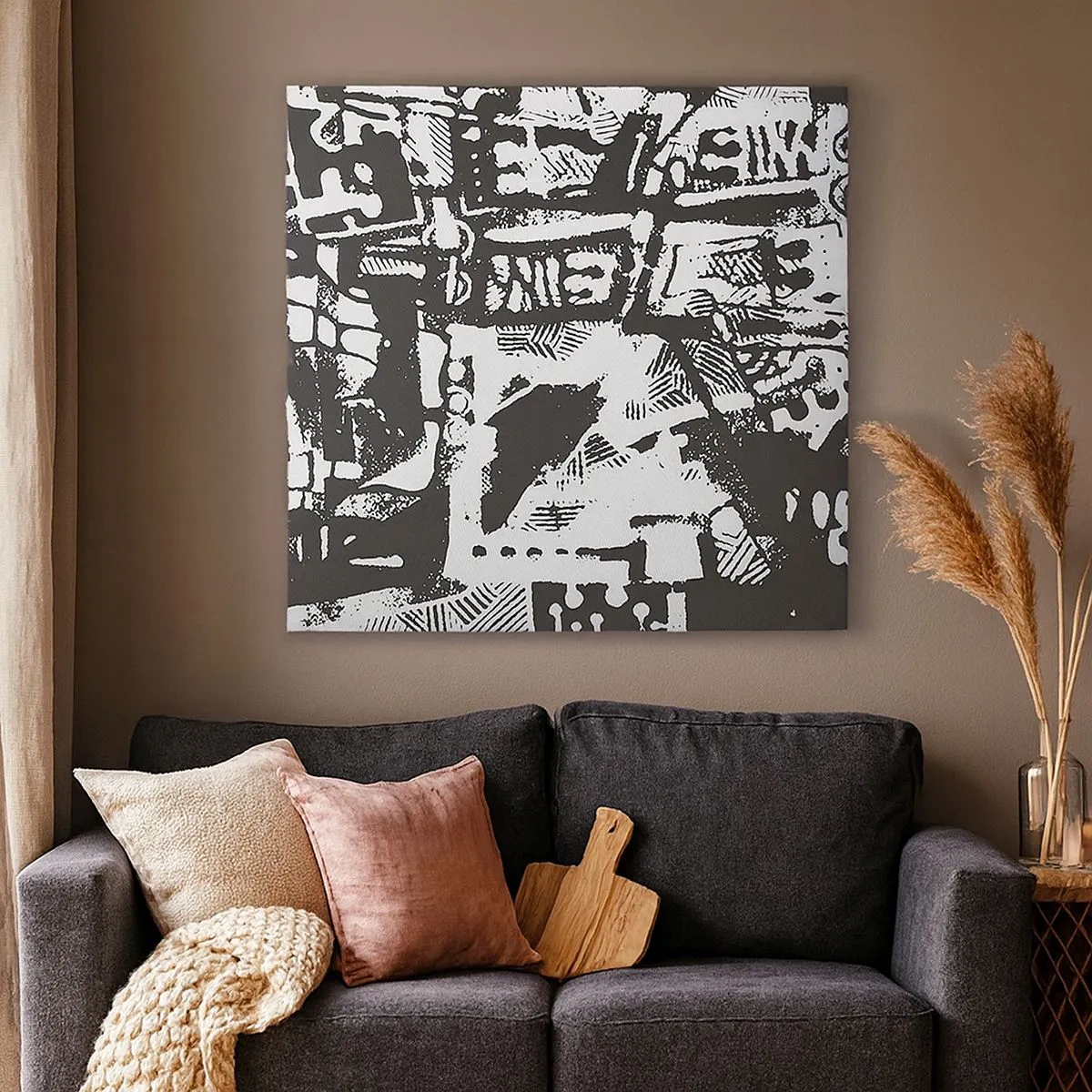 Schilderen op canvas - Orde of chaos? - 30x30 cm