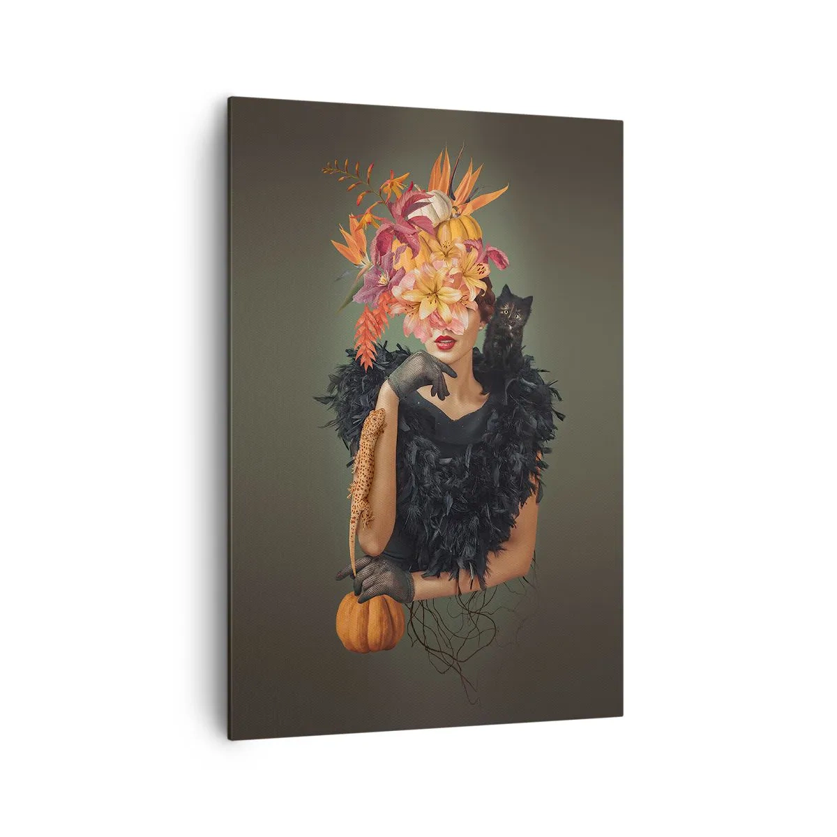 Schilderen op canvas - De spreuk van een heks - 70x100 cm